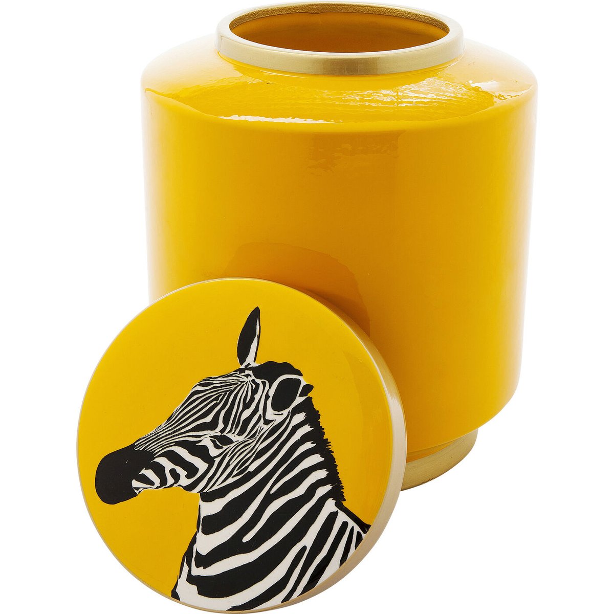 Банка KARE Design Zebra 61285 Yellow