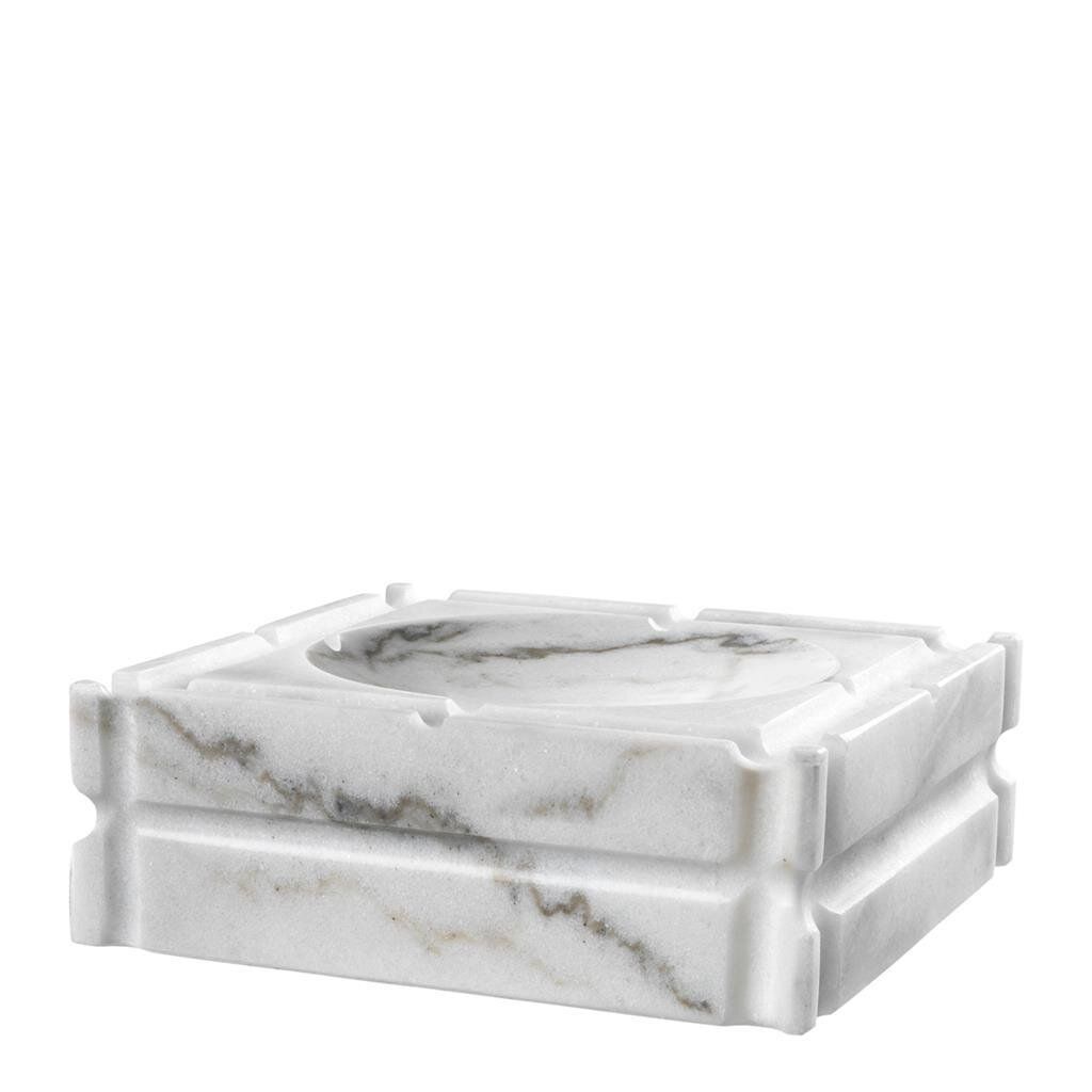 Eichholtz Попільничка Nestor, Honed white marble