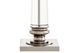 Eichholtz Настільна лампа з текстильним абажуром Dylan, Grystal glass and nickel