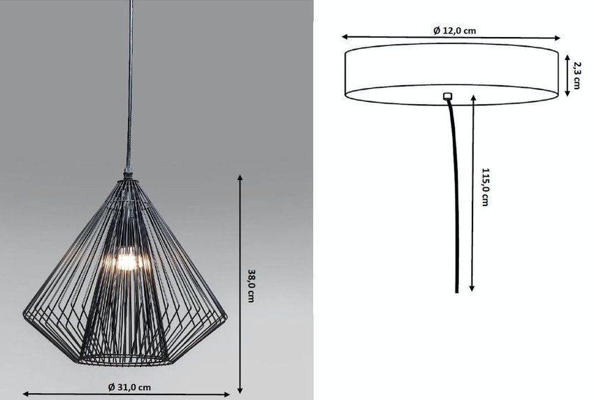 Светильник потолочный KARE Design Modo Wire 36757